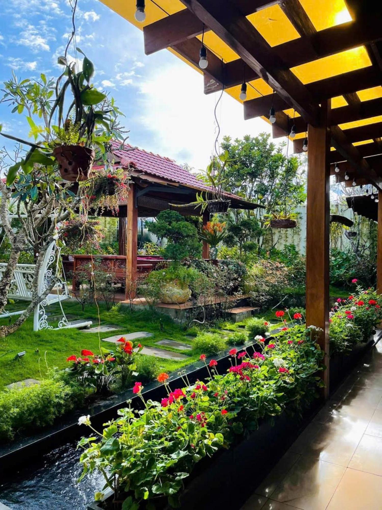Vuon Tra Homestay Mang Den Kon Von Kla Bagian luar foto